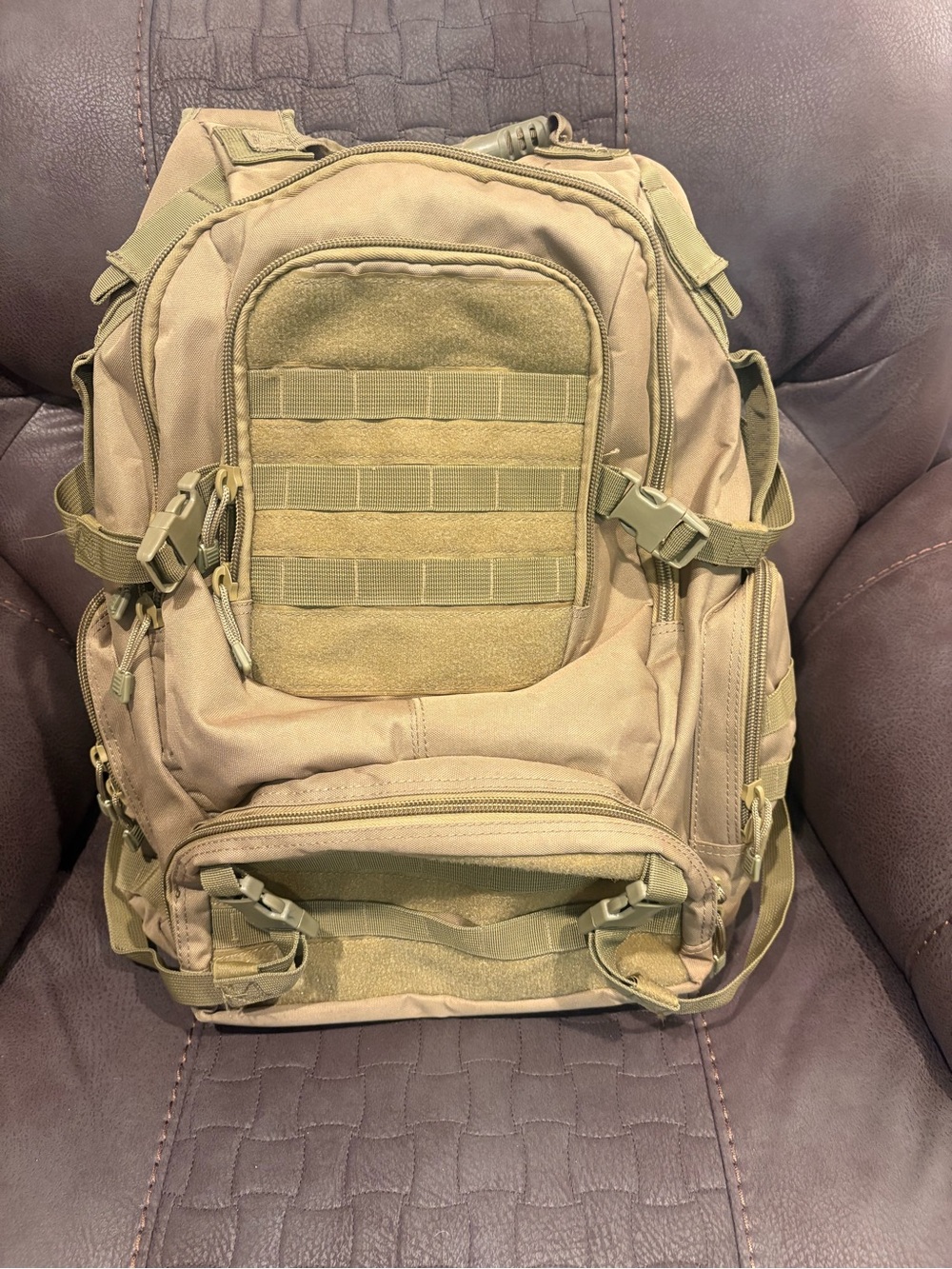 Tactical Utility Backpack for Men - Coyote brown field operators backpack